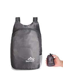 1pc Lightweight Foldable Backpack, Portable Travel Bag, Hiking Sports Climbing Bag, Large Capacity Storage Outdoor Bag, Gift School Bag - Multicolor - View 14