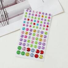 1 Set 1pc Colorful Gem Stickers, Diamond Stickers, Acrylic Crystal Stickers, DIY 3D Decoration, Rhinestone Stickers, Y2K Handmade Stickers, Stickers, Everything Can Be , Bling Bling (Random Color And Arrangement Order For Each Style) - Multicolor - View 7