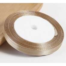 1 Roll, Champagne Gold Packaging Ribbon Bow, Colorful Ribbon, Polyester Satin Ribbon, Gift Box Ribbon, Jacquard Woven Ribbon - Champagne - View 9