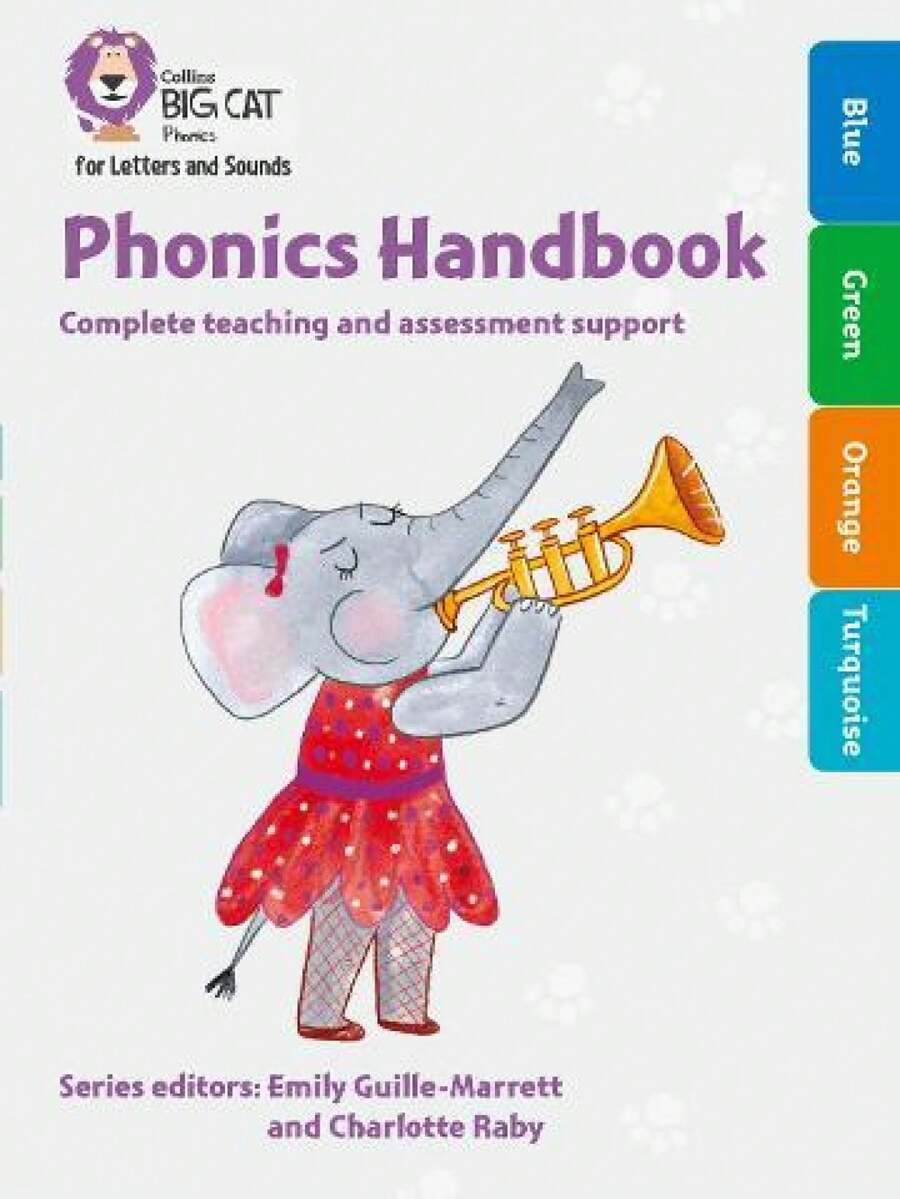Phonics Handbook Blue To Turquoise - Single Book - View 1