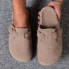 Men's Fashionable Versatile Home Slippers, Outdoor Casual Vacation Holiday Party Slippers - Brown - View 9