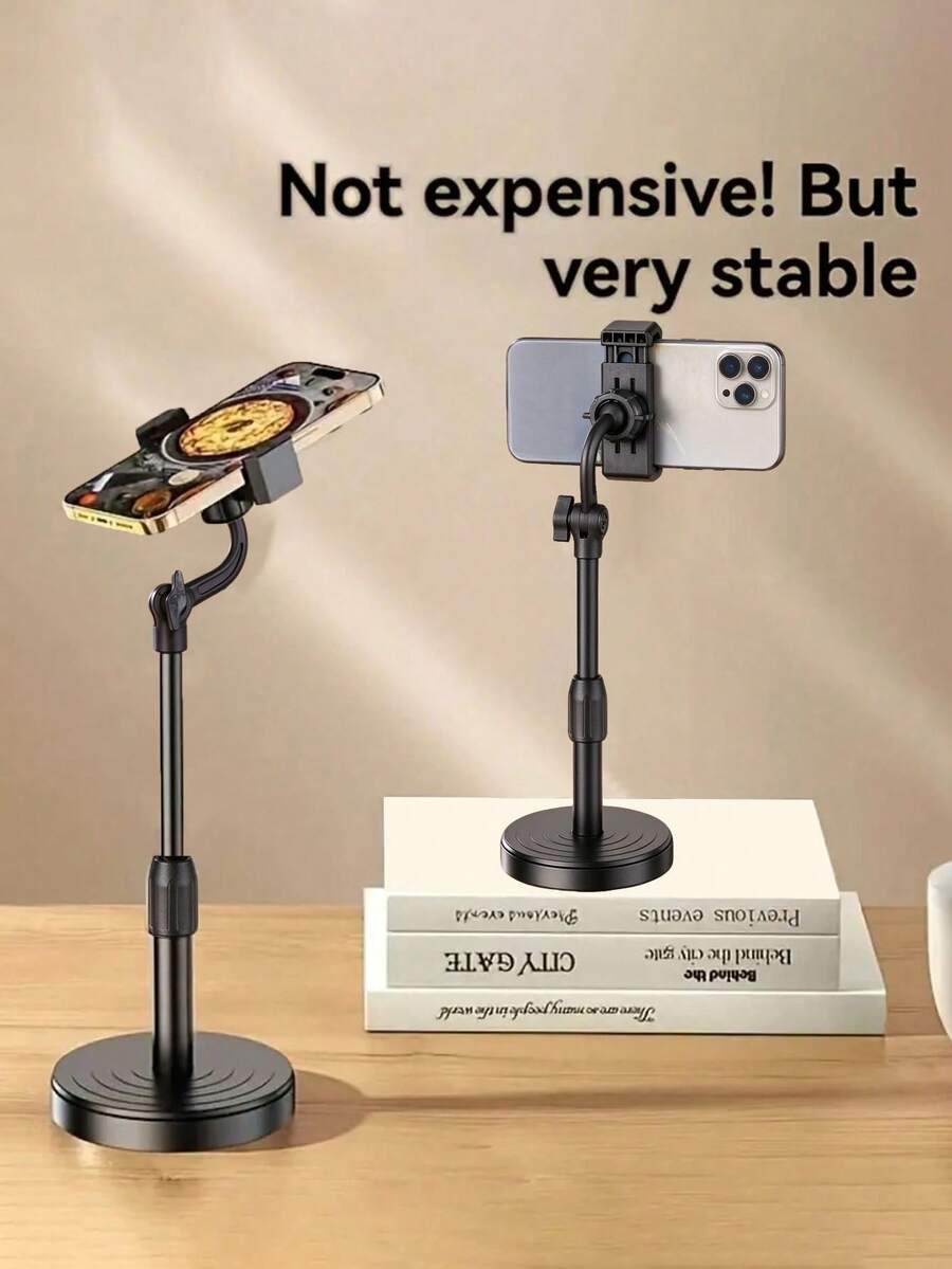 TranAKstic Adjustable Height Multi-Angle ABS Phone Stand, Waterproof Tripod Base, Secure Grip, Compatible With Iphone And Android Phones, Ideal For Video Watching, Photography, Gaming, Calling And Other Scenarios, Modern Design, Sturdy Structure, Designed For Remote Work, Birthday Gift, Gift For Family And Friends, Phone Stand, Phone Accessories