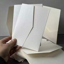25 Tri-Fold Pocket Wedding Invitation Sleeves, Simple Invitation Envelopes For Engagement, Baptism, Etc., DIY Invitations, 5*7 Inch Invitations, Pocket Invitations, Custom Invitations, Christmas Cards - Multicolor - View 4