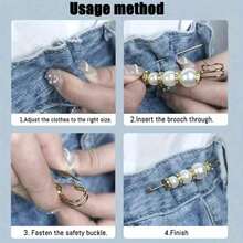 2/5pcs Invisible Waist Clips, Anti-Slip Non-Leak Light Accessories For Women And Men - Multicolor - View 8