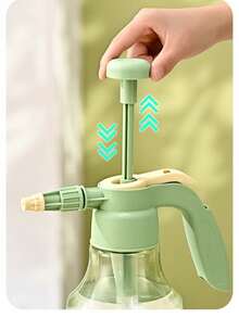 Pressure-Type Watering Can, Home Gardening Watering Pot, Adjustable Nozzle Small Spray Bottle, Press-Type Water Sprayer, Multi-Purpose Sprayer For Balcony Plants Watering And Cleaning - A - View 4