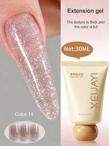 1pc 30ml Nail Extension Gel, Nail Crystal Extension Agent, Nail Art Gel, Makes Nails Longer - Multicolor - View 28