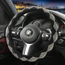 Bling Bling Car Steering Wheel Cover, Elastic No Inner Ring Design Fits 15-Inch Steering Wheels, Shiny Goddess Style Car Interior Accessory - Multicolor - View 15