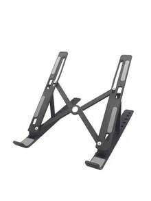 Laptop Stand, Foldable, Height Adjustable, Suitable For Laptop, Phone, Books, Ergonomic Design, Non-Slip Rubber Pads, Suitable For Home, Office, Travel, Bedside Use, Portable And Lightweight, Foldable, Easy To Store, Laptop Accessories - Multicolor - View 14