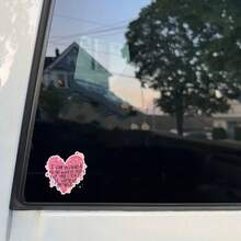 Pink Heart "I Am Allowed To..." Is A "Declaration Of Liberation" For People-! Sticker - Durable Smooth Surface, Self-Adhesive Bumper Sticker, Suitable For Car, Window, Laptop, Truck, Phone Case, Tablet, Notebook, Lorry - one-size - View 8