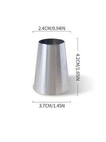 Bộ 1/4 đầu bắt kem lớn hình vuông/tròn, 20 túi bắt kem, dụng cụ trang trí bánh kem, phụ kiện nhà bếp, dụng cụ khay nướng, trang trí bánh, tiệc sinh nhật, phù hợp cho người mới bắt đầu (F02 F06 9ft R22) - Bạc - Xem 12