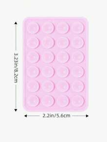 1/3pcs Silicone Suction Cup Phone Case Stand, Double-Sided Silicone Octopus Suction Cup Phone Holder, Hands-Free Phone Accessory Strong Adsorption Stand, Suitable For Selfie And Video (24 Suction Cups) - Multicolor - View 4