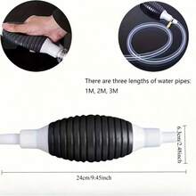 Manual Fuel Siphon Pump, Manual Transfer Pump For Gasoline, Oil And Water, Easy Fuel Line Priming And Liquid Transfer, Multi-Function Tool Suitable For Outdoor Camping, Emergency Repair And Home Use - Multicolor - View 12