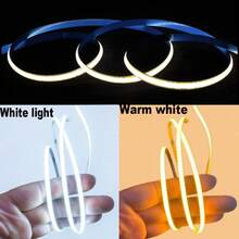 LQHZMYY 1pc Floating Shelf COB Light Strip (Shelf Not Included), Dual Color Temperature Optional, Power Box Powered (Battery Not Included), Soft Lighting, Ambient Light Strip, Suitable For Library, Kitchen, Bedroom And Office - Multicolor - View 20
