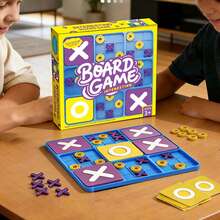 1 Set Permainan Tic Tac Toe Versi Terbaru yang Ditingkatkan, 81 Slot Kecil, Permainan Papan untuk 2 Pemain, Permainan Meja, Kompetisi Seru, Hiburan Santai, Melatih Pemikiran Logika Spasial, Memupuk Konsentrasi, Interaksi Orang Tua-Anak, Hadiah Ulang Tahun untuk Anak Laki-Laki dan Perempuan, Latihan Otak, Permainan XO, Cocok untuk Semua Usia - MultiWarna - View 3