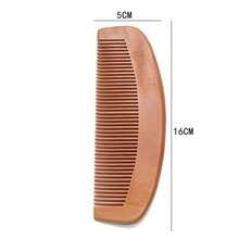 1pc Long Wide-Tooth Red Sandalwood Massage Comb, Anti-Static, Long Hair Massage Wooden Comb, Perfect For Curly, Straight And Long Hair - A - View 4