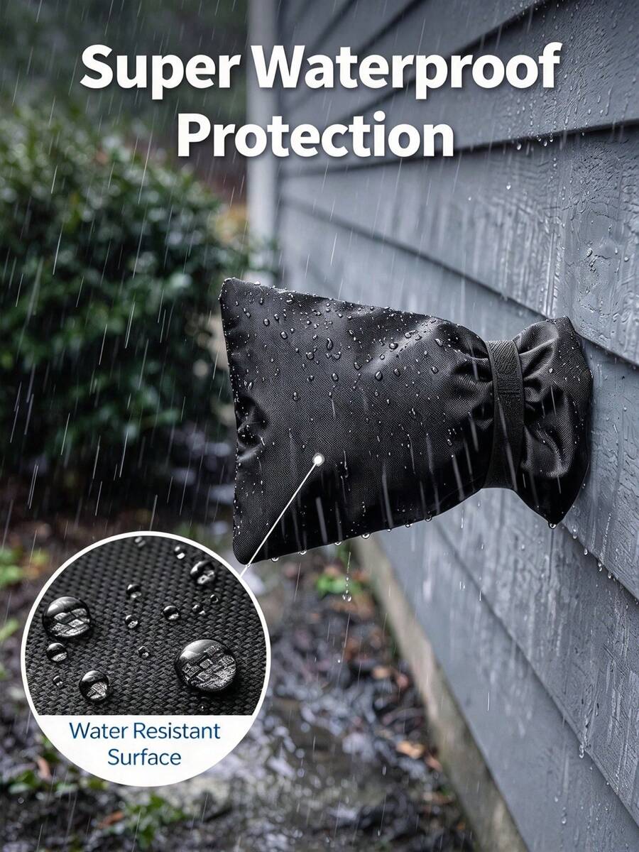 Winter Outdoor Faucet Cover, Winter Frost Protection, Waterproof Reusable Insulated Faucet Pipe Protector, Easy Installation And Removal, Suitable For Wall-Mounted Faucets, Garden Faucets, Hose Connections And Faucets