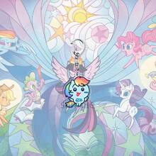 Hasbro My Little Pony Chiikawa Usagi Keychain Pendant Cartoon Creative Cute Girl Hanging Ornament - Multi-color - View 11