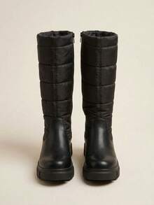 Women Mid-Calf Boots - Black - View 2
