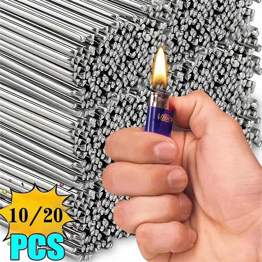 10/20-Pack Universal Core Wire Multi-Purpose Copper Aluminum Repair Rod, Low Temperature Welding Rod - An Easy-To-Use Welding Wire Suitable For Long-Lasting Repair Of Copper, Iron, Aluminum, And Stainless Steel - Lead-Free, High-Performance Materials - 10pcs - View 1