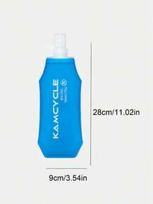 Large Capacity Running Water Bottle, 500ML Soft Flask, Squeezable Design, Foldable Water Bottle, Unisex, Portable Water Bottle, Suitable For Hiking, Mountaineering, Hydration, Fitness, Cycling, Gym Equipment, Home - Multicolor - View 5