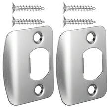 1 Set Of 2pcs Door Bumpers/Door Lock Bumpers/Door Backboard/Round Corner Bumpers, Suitable For Indoor Doors/Home Office - Silver - View 1