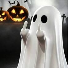 2PCS Cute Ghost Pen Holder, Creative Desktop Pen Stand, Resin Ghost Shaped Pen Storage Box, Fun Office Desk Decor, Suitable For Home, School, Office As Halloween Surprise Gift - Multiple Styles - View 9