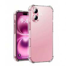 Ốp lưng silicone mềm chống sốc tương thích với iPhone 16 Pro Max, mặt lưng trong suốt siêu mỏng, tương thích với Apple 16 Plus Pro Max 16+ 16Pro, vỏ mỏng, chống nước, chống rơi, chống trầy xước - Trong sáng - Xem 6