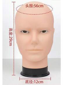 Adjustable Black Mannequin Head Stand, Suitable For Hairstyle Design And Makeup Training, Durable And Realistic, Easy To Assemble - View 11