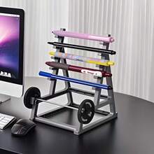 Hasbro 1pc/Gym-Inspired Barbell Pen Holder, Fun Office Storage Organizer - One Size - View 6