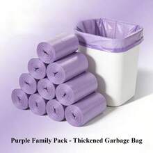 100pcs Kitchen Trash Bags, Odor Control, Leak-Proof Thick Durable Plastic Garbage Bags, Suitable For Home And Office, Large Capacity Value Pack - A - View 1