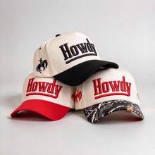 1pc "HOWDY" Printed Baseball Cap Suitable For Both Men And Women. Adjustable Design, Suitable For Hiking, Mountain Climbing, Traveling And Outdoor Activities For Sun Protection. - Multiple Styles - View 10