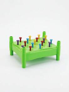 Hammer-And-Peg Toy For Kids – Early Learning Pounding Bench & Hammer Game - Multicolor - View 2