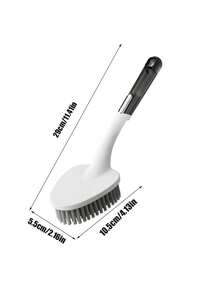 1pc Household Bathroom Cleaning Brush, Multi-Functional Gap & Corner Brush For Bathroom Walls, Floor Crevices And Shoes - Multicolor - View 12