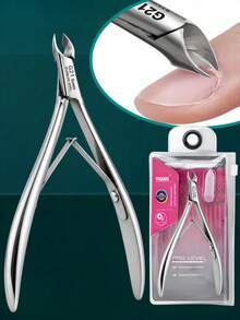 Round Tip Callus Nipper, Innovative Callus Scissors With Built-In Spring, Dead Skin Remover, Manicure & Beauty Tool, Nail Clipper, Professional Nail Clipper, Callus Trimmer, Nail Care Tool, Suitable For Manicure And Pedicure, Nail Art Supplies, Back To School Season, Nails, Fake Nails Tools - Silver - View 2