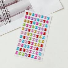 1 Set 1pc Colorful Gem Stickers, Diamond Stickers, Acrylic Crystal Stickers, DIY 3D Decoration, Rhinestone Stickers, Y2K Handmade Stickers, Stickers, Everything Can Be , Bling Bling (Random Color And Arrangement Order For Each Style) - Multicolor - View 16