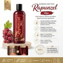 Rapunzel shampo Capilar Tono Rojizo Intenso. Tratamiento de Coloración en 3 Pasos Fáciles. Consigue un Cabello Radiante y Saludable con Efecto Acondicionador. - Champú - Ver 5