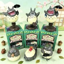 1pc Toothed Cat Cartoon Box Desktop Model Toy Decorations Various Styles Random Cute Decorations Birthday Surprise Gifts Small Surprise Cute Decorations Anime Enthusiasts First Choice - 1 - View 6