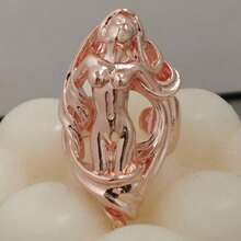 1/2/3pcs Ring, Nude Female Jewelry, Temperament, European And American Niche Design, And Cool, Open-End, Index Finger Ring - Multicolor - View 10