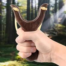 Ergonomic Pocket Slingshot, Lightweight Zero Burden, Portable Compact, Durable Flexible Rubber Band, Stable Rebound, Comfortable Grip, Suitable For Outdoor Short Trips, Daily Stress Relief, Leisure Play Toy - Red - View 10