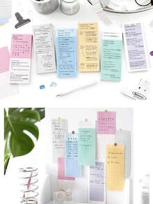 PaperMore Life Progress Series 3 Writable Sticky Notes Minimalist Planner Memo Pads For Notebooks, Journals, Planners, Back To School Season - one-size - View 4