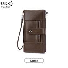 FOREVER MIYIN RFID Blocking Long Phone Wallet For Women, Bifold Purse With Snap Button, Wrist Strap, Multi Card Slots, Phone Pocket, For Daily Use - Multicolor - View 16