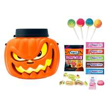 Vidal Snoepjes en snoep - VIDAL Pompoen met Halloween-snoepjes 180 g - Bekijken 1
