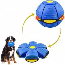 UFO Magic Ball No Light Version Portable Flying Disc Dog Toy For Outdoor Use - Blue - View 8