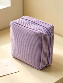 1 Cartoon Sanitary Napkin Storage Bag, Tissue Storage Bag, Lipstick Cosmetic Bag, Toilet Paper Storage Bag, Multi-Functional Sanitary Napkin Storage Bag, Large Capacity Simple Portable Bag, Sanitary Napkin Storage Box - Multicolor - View 15
