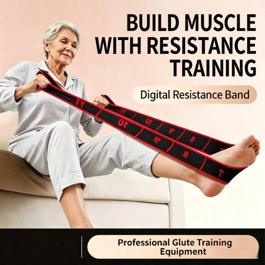 1pc Yoga Resistance Band, Home Fitness Therapy Rehabilitation Stretching Band, Portable Full Body Stretching Strength Training Multi-Function Resistance Band