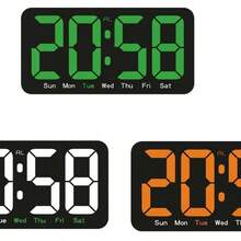 DESK AND WALL DIGITAL CLOCK - 1PC - View 5