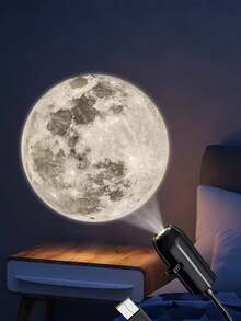 LED Galaxy Starry Sky Projector Light, 360° Rotatable Planet Projection With Moon, Earth, Jupiter Patterns, USB Powered Atmosphere Decorative Lamp, Suitable For Bedroom Ceiling, Photography, Gaming, Disco, Birthday, Wedding, Proposal, Camping, Party Atmosphere Decoration - One Size Fits All - View 12