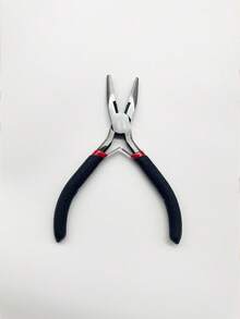 Black 12.5cm Long Pointed Nose Pliers, Anti-Slip Serrated Jaw, Built-In Spring Return, Smooth Opening And Closing Without Jamming, Essential Tool For Handmade Creators, Suitable For Beading DIY, Earring And Bracelet Assembly, Metal Wire Shaping And Various Small Handmade Modification And Creation - Black Pliers - View 11