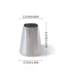 Bộ 1/4 đầu bắt kem lớn hình vuông/tròn, 20 túi bắt kem, dụng cụ trang trí bánh kem, phụ kiện nhà bếp, dụng cụ khay nướng, trang trí bánh, tiệc sinh nhật, phù hợp cho người mới bắt đầu (F02 F06 9ft R22) - Bạc - Xem 10