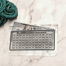 2pcs/4pcs, $500, $1000, $1500 And $5000 Savings Money Challenge Binder Tracker, Simple And Fun Way To Save Money, Budget Planner, Zipper Cash Envelopes, A6 Budget Binder Pages - Sets - View 9